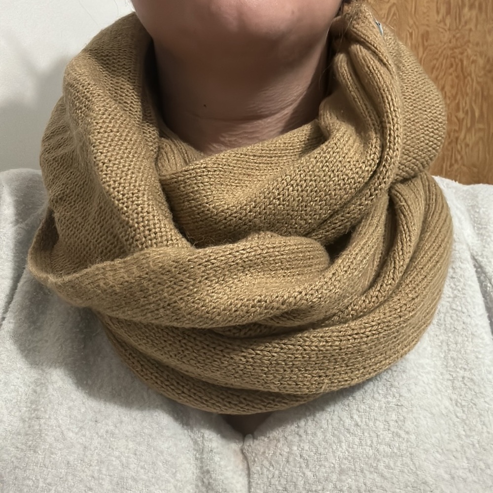 Brown / Tan Infinity Scarf